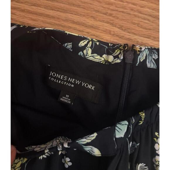 Jones New York Floral Dress Size 10 - Picture 4 of 10